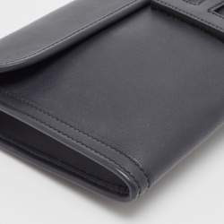 Hermes Bleu Indigo Swift Leather Elan Jige 29 Clutch