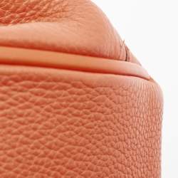 Hermes Terre Battue/Rose Azalee Taurillon Maurice and Swift Leather Palladium Finish 24/24 29 Bag