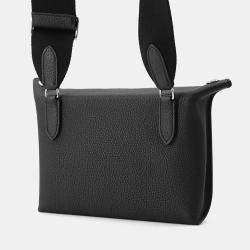 Hermes Black Togo Leather Videpoches Shoulder Bag