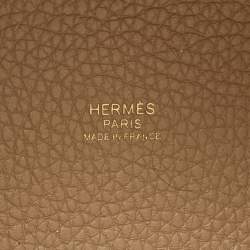 Pre Owned Hermes Trench Taurillon Clemence Leather Picotin Lock 18 Bag