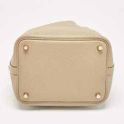 Pre Owned Hermes Trench Taurillon Clemence Leather Picotin Lock 18 Bag