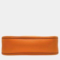 Hermes Orange Epsom Vespa TPM Handbag