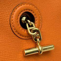 Hermes Orange Epsom Vespa TPM Handbag