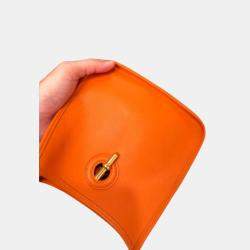 Hermes Orange Epsom Vespa TPM Handbag