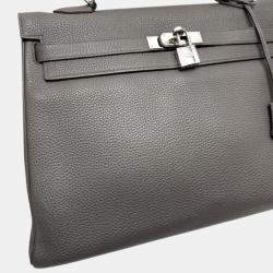 Hermes Etain Togo Kelly 35 Handbag