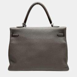 Hermes Etain Togo Kelly 35 Handbag