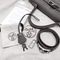 Hermes Etain Togo Kelly 35 Handbag