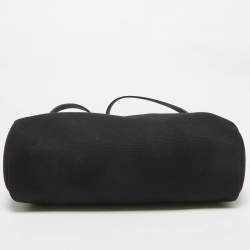 Pre Owned Hermes Natural/Noir Toile and  Vache Hunter 2in1 Herbag Zip 31 Bag