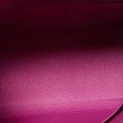 Hermès Magnolia Togo Leather Palladium Finish Kelly Retourne 25 Bag