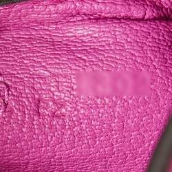Hermès Magnolia Togo Leather Palladium Finish Kelly Retourne 25 Bag