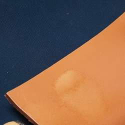 Pre Owned Hermes Bleu De Malte/Natural Toile and Vache Hunter Herbag Zip 39 Bag