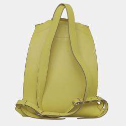 Hermes Lime Evercolor Leather GR24 Backpack