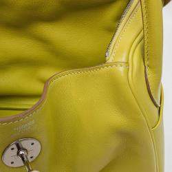 Hermes Lime Swift Leather Lindy 26 Bag
