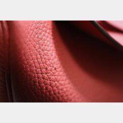 Pre Owned Hermes Rose Jaipur Clemence Leather Lindy 34 Bag