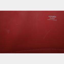 Hermes Rose Jaipur Clemence Leather Bolide 35 Bag