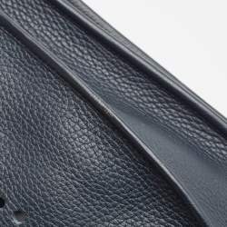 Pre Owned Hermès Bleu Obscur Taurillon Clemence Leather Evelyne III GM Bag