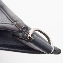 Pre Owned Hermès Bleu Obscur Taurillon Clemence Leather Evelyne III GM Bag