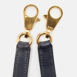 Pre Owned Hermes Bleu Marine Box Leather Gold Finish Kelly Sellier 32 Bag