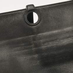 Pre Owned Hermes Noir Swift Leather Dogon Recto Verso Wallet