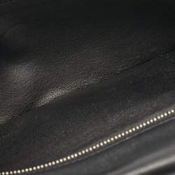 Pre Owned Hermes Noir Swift Leather Dogon Recto Verso Wallet