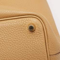 Hermès Biscuit Taurillon Clemence Leather Picotin Lock 18 Bag