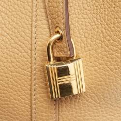 Hermès Biscuit Taurillon Clemence Leather Picotin Lock 18 Bag