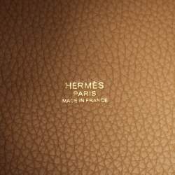 Hermès Biscuit Taurillon Clemence Leather Picotin Lock 18 Bag