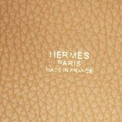 Hermès Biscuit Taurillon Clemence Leather Picotin Lock 18 Bag