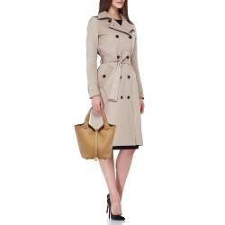 Hermès Biscuit Taurillon Clemence Leather Picotin Lock 18 Bag