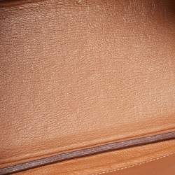 Hermes Gold Togo Leather Palladium Finish Birkin 30 Bag