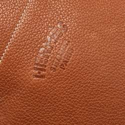Pre Owned Hermes Fauve Leather Barenia Faubourg Mini Aline Bag