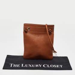 Pre Owned Hermes Fauve Leather Barenia Faubourg Mini Aline Bag