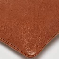 Pre Owned Hermes Fauve Leather Barenia Faubourg Mini Aline Bag