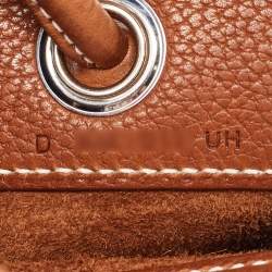 Pre Owned Hermes Fauve Leather Barenia Faubourg Mini Aline Bag