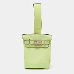 Hermes Vert Absinthe Togo Leather Hac A Dos PM Backpack