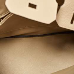 Hermes Trench Togo Leather Gold Finish Birkin 30 Bag