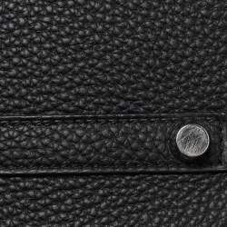Pre Owned Hermes Black Togo Leather Palladium Finish Birkin 25 Bag