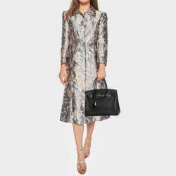 Hermes Noir Togo Leather Palladium Finish Birkin 30 Bag