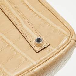 Hermes Poussiere Matte Alligator Palladium Finish Birkin 35 Bag