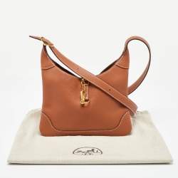 Pre Owned Hermes Gold Evercolor Leather Gold Finish Trim DUO 24 Bag