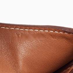 Pre Owned Hermes Gold Evercolor Leather Gold Finish Trim DUO 24 Bag