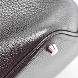 Hermes Black Togo Leather Picotin Lock 18 Bag