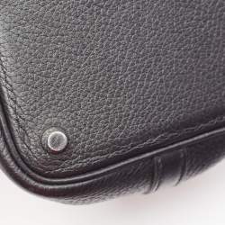 Hermes Black Togo Leather Picotin Lock 18 Bag