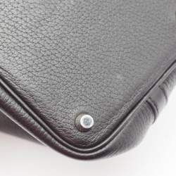 Hermes Black Togo Leather Picotin Lock 18 Bag