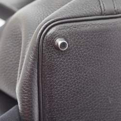 Hermes Black Togo Leather Picotin Lock 18 Bag