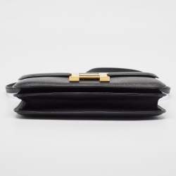 Hermes Black Epsom Leather Constance Elan Bag