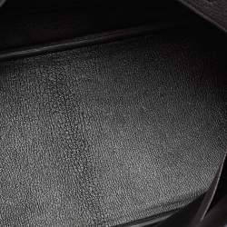 Hermes Noir Togo Leather Palladium Finish Birkin 35 Bag 