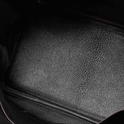 Hermes Noir Togo Leather Palladium Finish Birkin 35 Bag 
