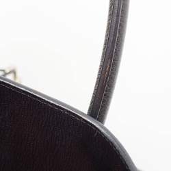 Hermes Noir Togo Leather Palladium Finish Birkin 35 Bag 