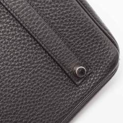 Hermes Noir Togo Leather Palladium Finish Birkin 35 Bag 